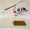 Model of Bell 206B-3 JetRanger III with detailed craftsmanship.